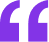 inverted comma purple