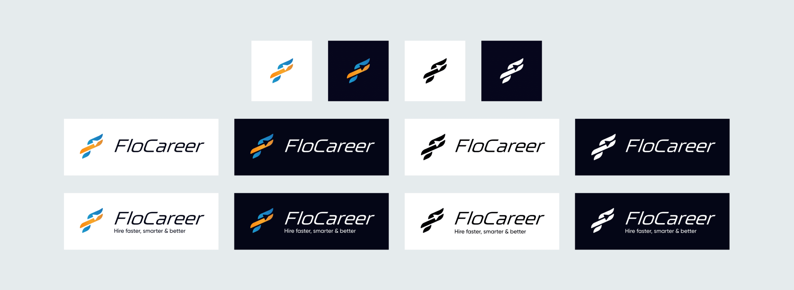 Logo Variation - Flocareer - Web Design Studio Pune